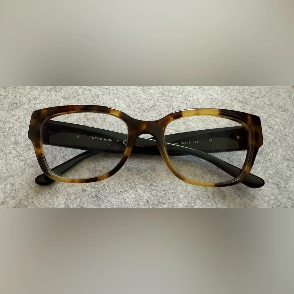 Tory Burch Tortoise Shell Rectangle Glasses Frames